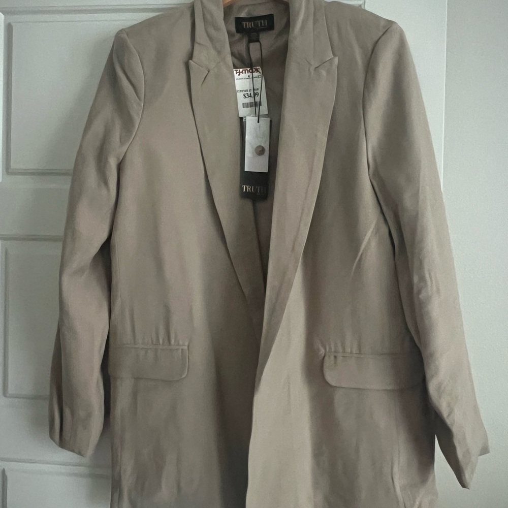 Truth Beige Women's Suit Jacket